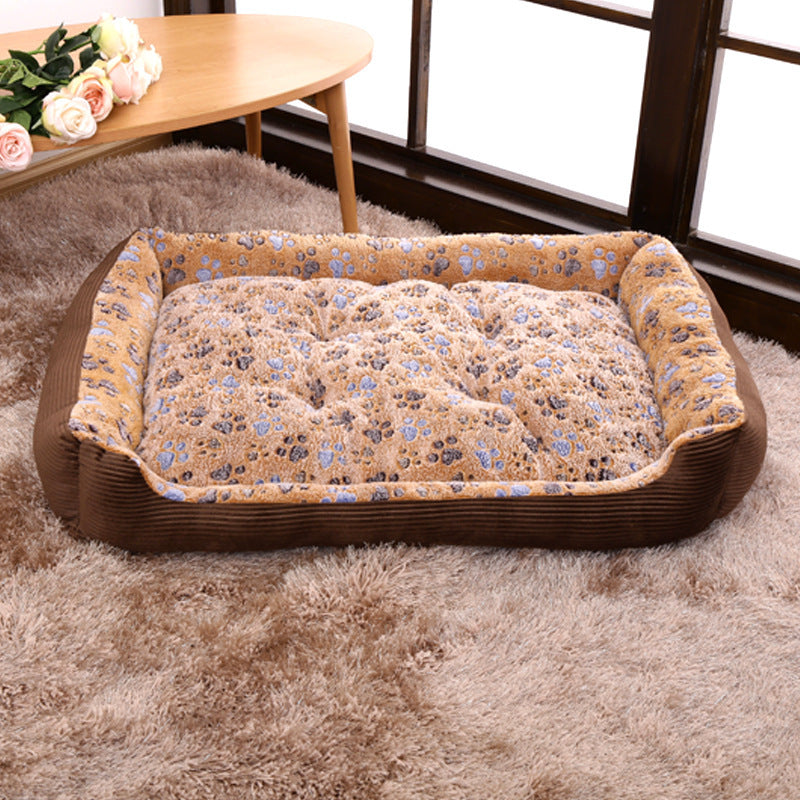 Lit pour chien de compagnie, tapis en peluche douce et chaude, canapé, chenil, panier de couchage pour petits chiens, coussin pour chat, chiot, chat, fournitures pour la maison