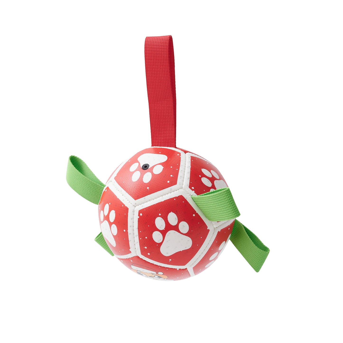 Pelotas de fútbol para perros, juguete con Sraps, regalo de Navidad y Halloween para mascotas, juguete de cumpleaños para cachorros, juguetes interactivos para tira y afloja, juguetes acuáticos 