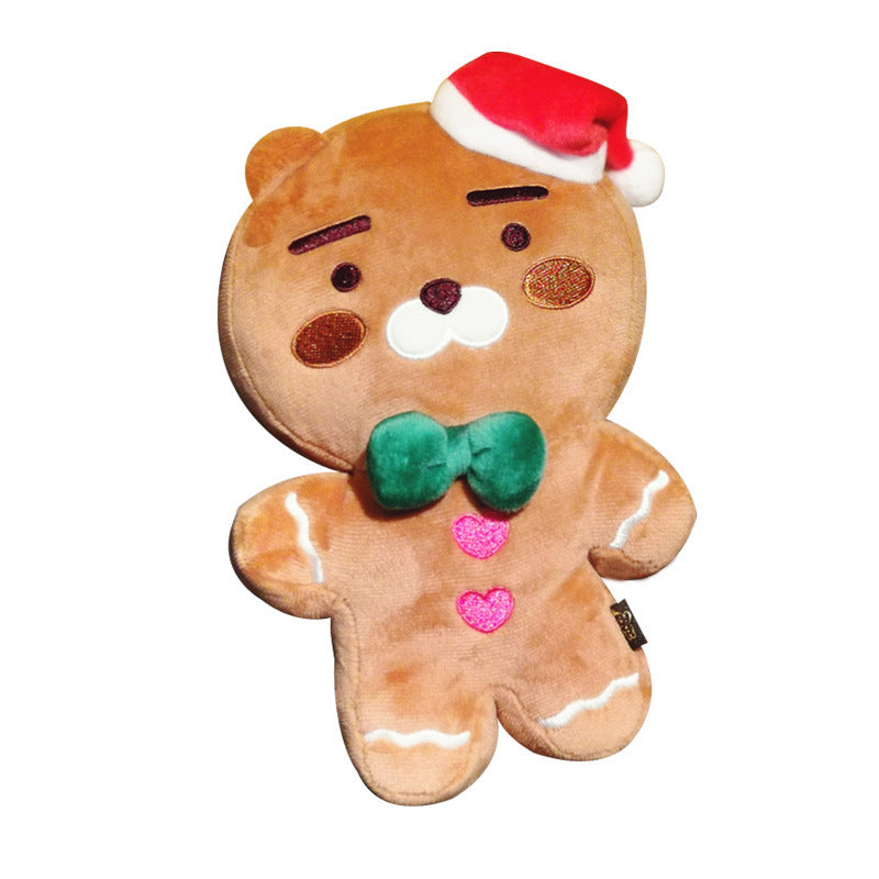 Ins Creative Cute Gingerbread Man Doll Lion Hug Pillow Peluche Jouet