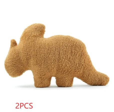 Chicken Block Dinosaur Plush Toy