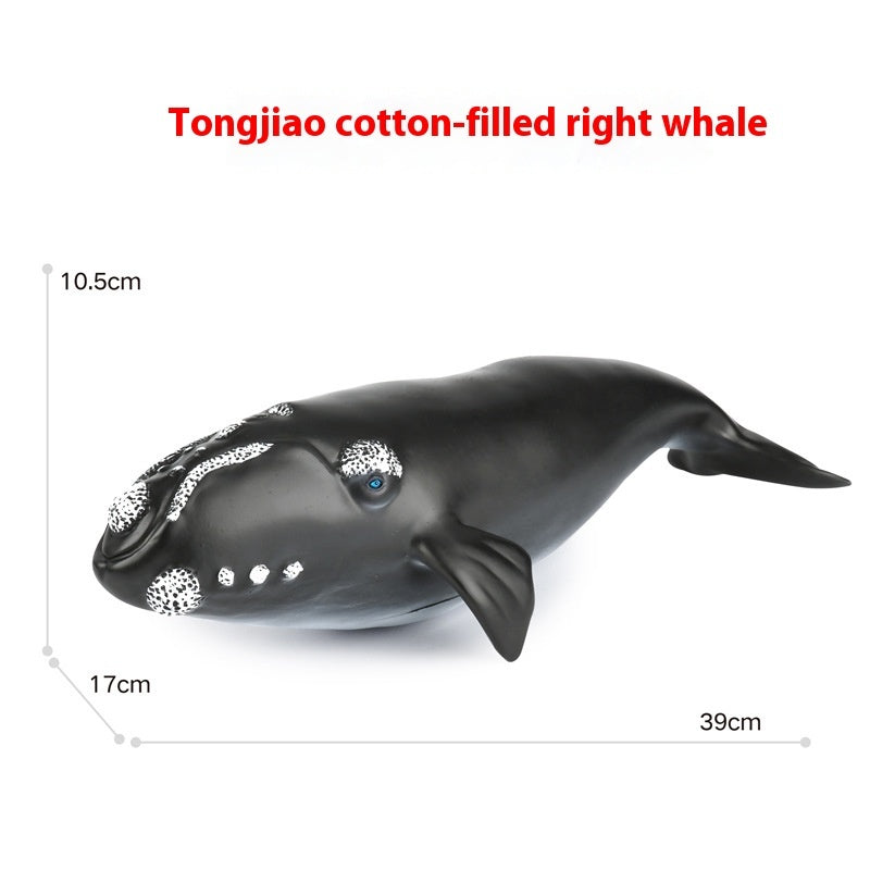 Large Soft Rubber Ocean Animal Model Toys