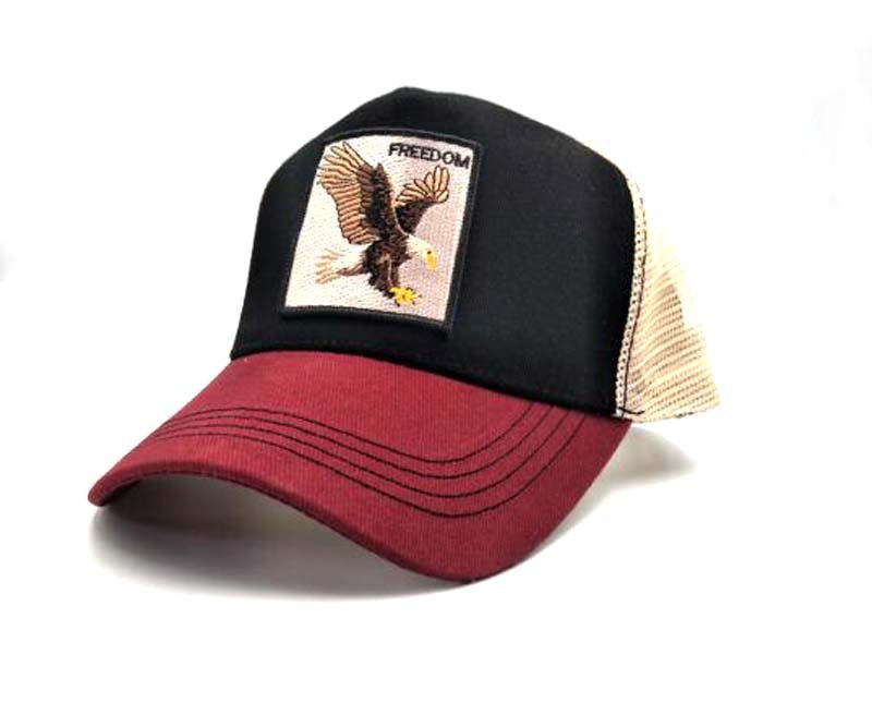 Gorra de béisbol con estampado animal