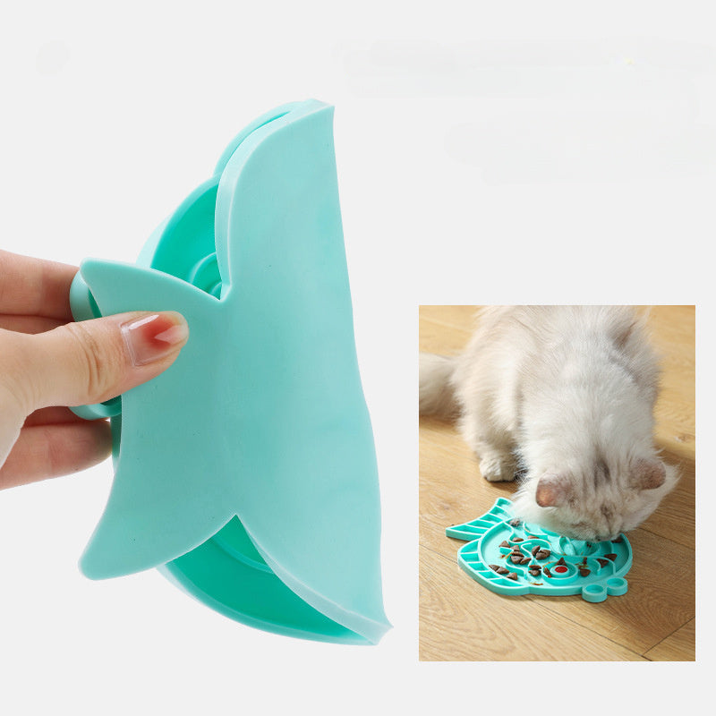 Gamelle pour animaux de compagnie à alimentation lente, mangeoire pour chien, coussin de léchage, bol pour chat, bassin pour chien, mangeoire pour animaux de compagnie, TPR, pratique à transporter