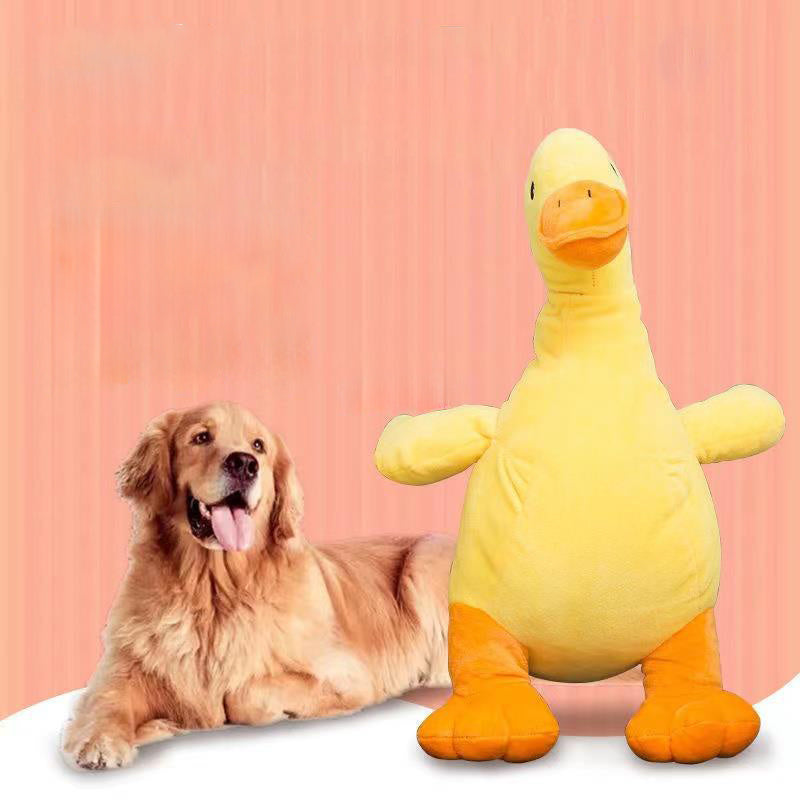 Dog Toys, Noisy, Plush, Duck, Self Congratulation, Relieving Boredom, Grinding Teeth, Biting Resistance, Energy Consumption