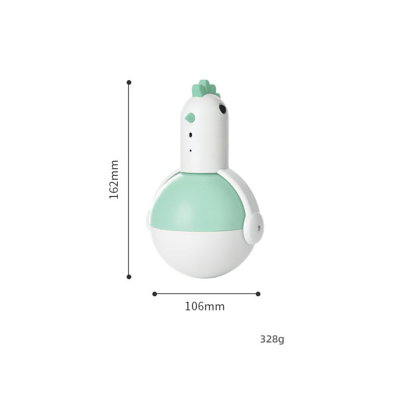 Jouet électrique pour chat en forme de poulet en verre avec son laser