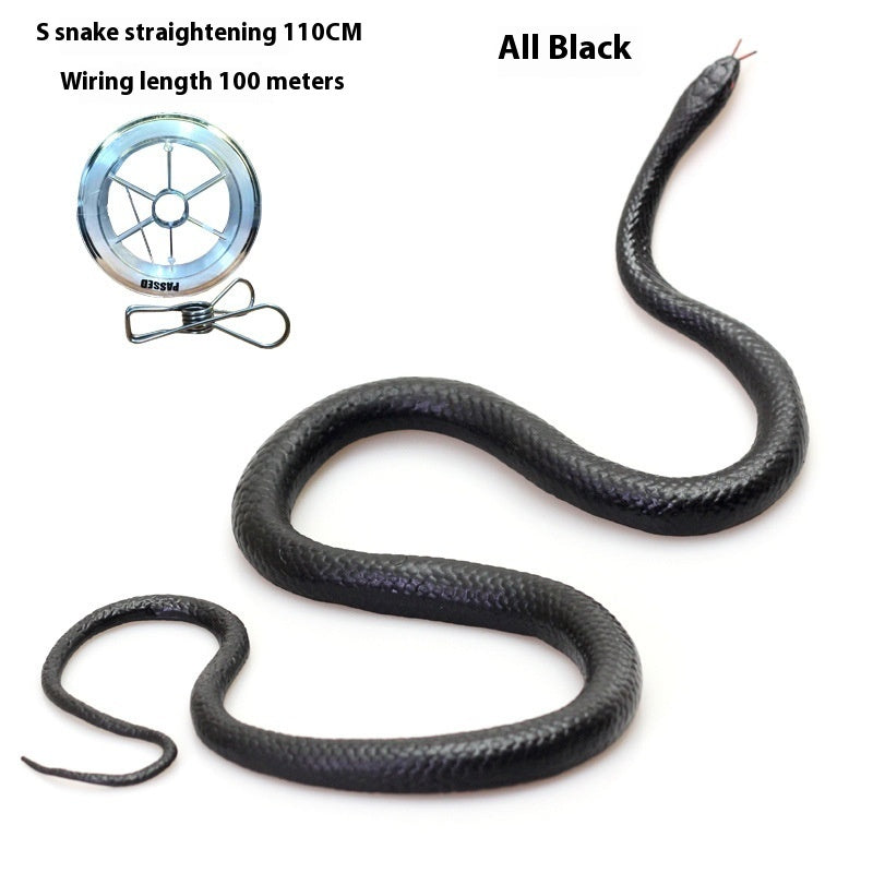 Whole Rubber Snake Chasing Props Golf Prank Toy