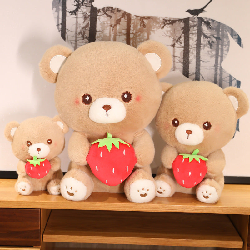 Strawberry Bear Plush Toy Doll