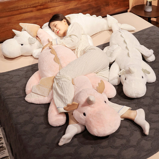 Little Flying Dragon Doll For Girls Sleeping Leg-supporting Pillow Dinosaur Doll Plush Toy