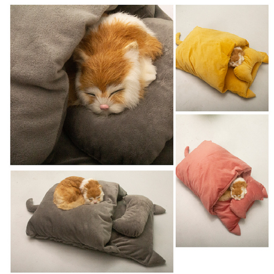 Arena para gatos Invierno Cálido Saco de dormir para gatos japoneses