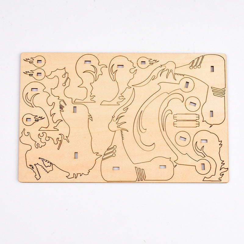 Wooden 3D animal puzzle