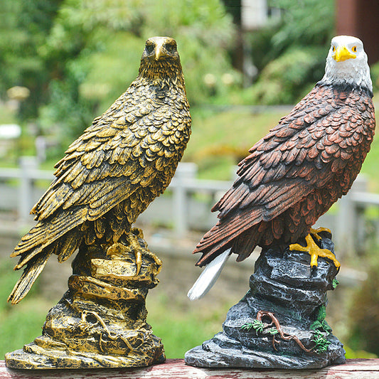 Animal Model Home Decoration Resin Eagle Ornament