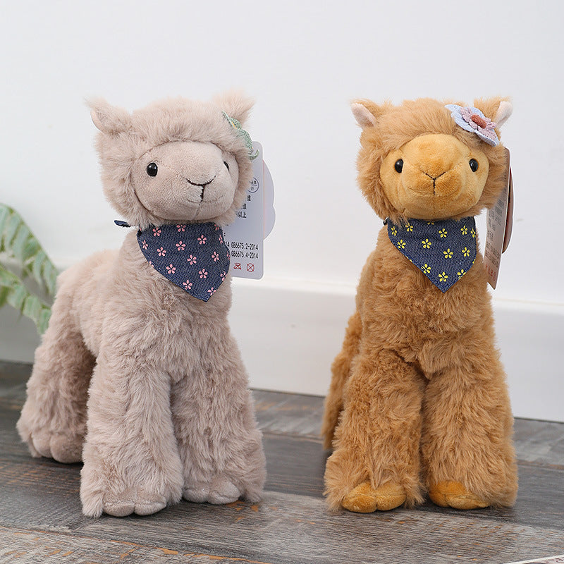 Alpaca Doll Plush Toys Small Size Cute Simulated