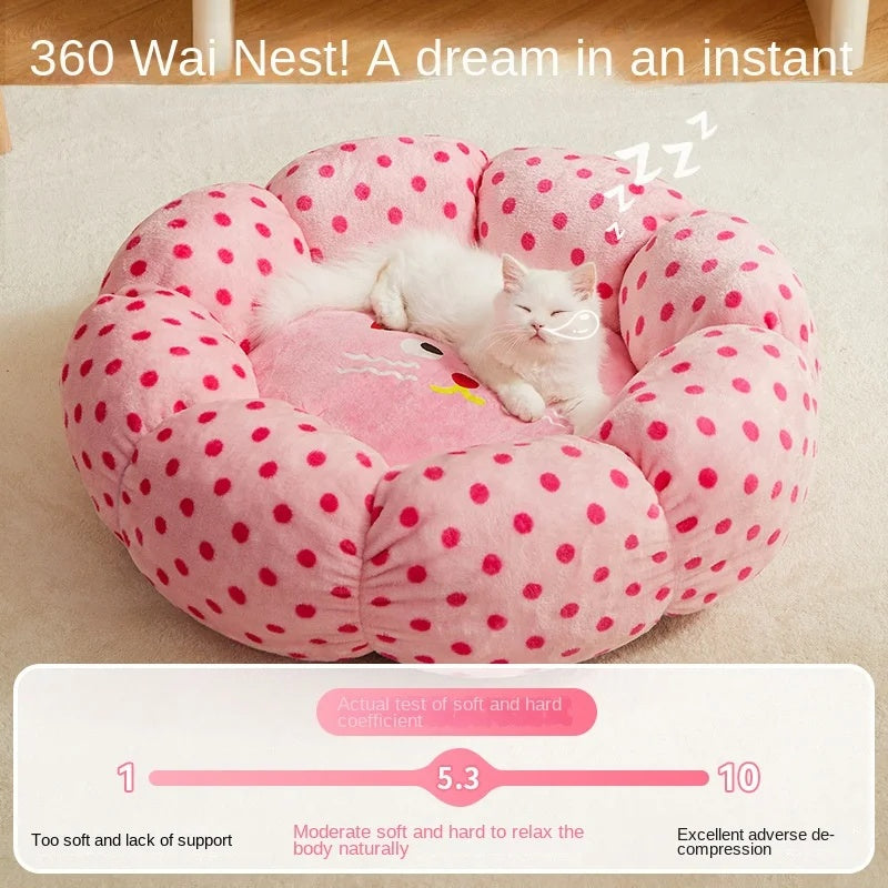 Cat Litter Universal In All Seasons Fully  Cushion Princess Bed For Cats To Sleep Summer Kennel Pet Supplies Wholesale