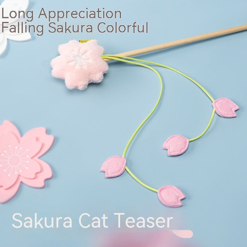 Sakura Cat Teaser Cat Aliviando el Juguete de Sonido Interactivo Congestionado