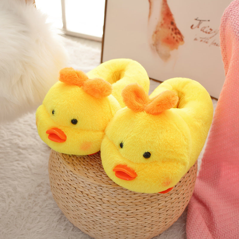 Winter Warm Home Floor Animal Dog Slippers