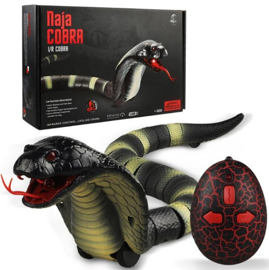 Novedad serpiente de Control remoto cascabel Animal truco terrorífico juguete de travesuras