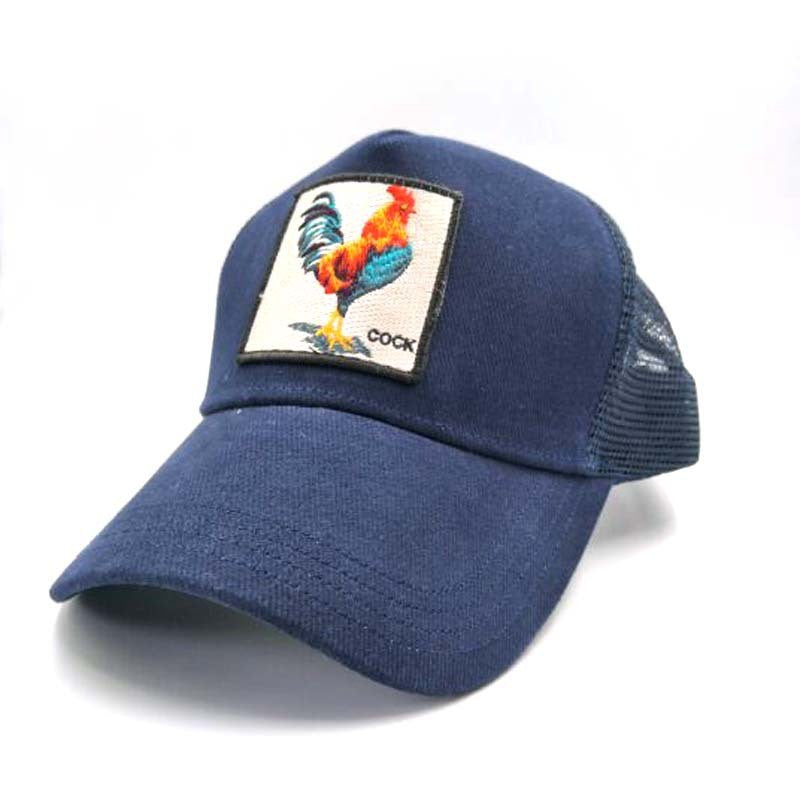 Gorra de béisbol con estampado animal