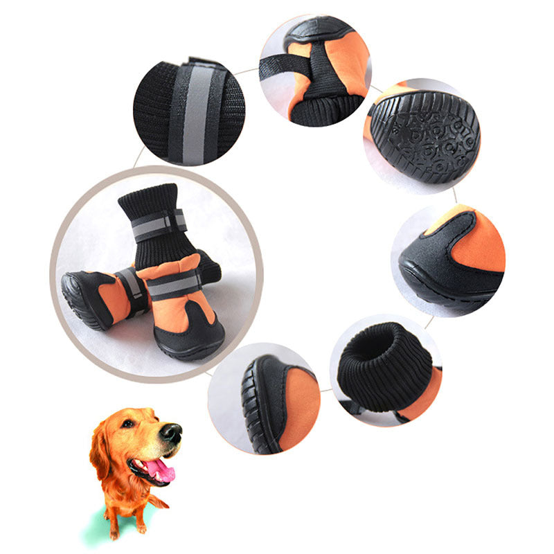 Winter Cotton Non-slip Boots For Dogs