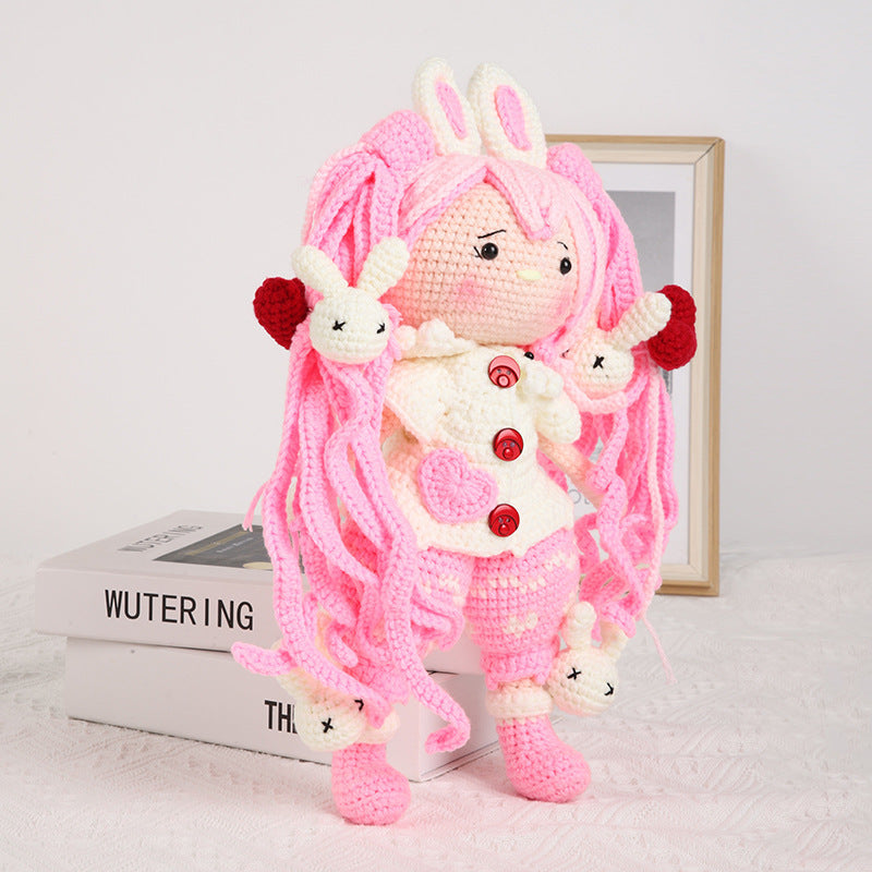 Woven Doll Knitted Animal Wool