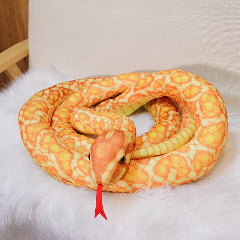 Cartoon Big Snake Plush Toy Large Snake Doll