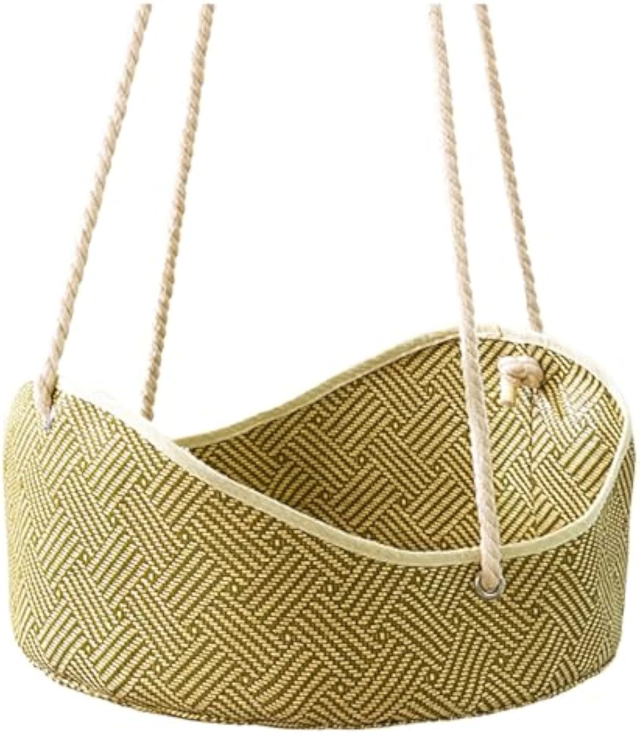 Breathable Cat Hammock - Rattan Crafted Cat Cage With Metal Hooks - Indoor Outdoor Pet Bed- Comfortable Cat Perch For Sleeping Playing Climbing, And Lounging