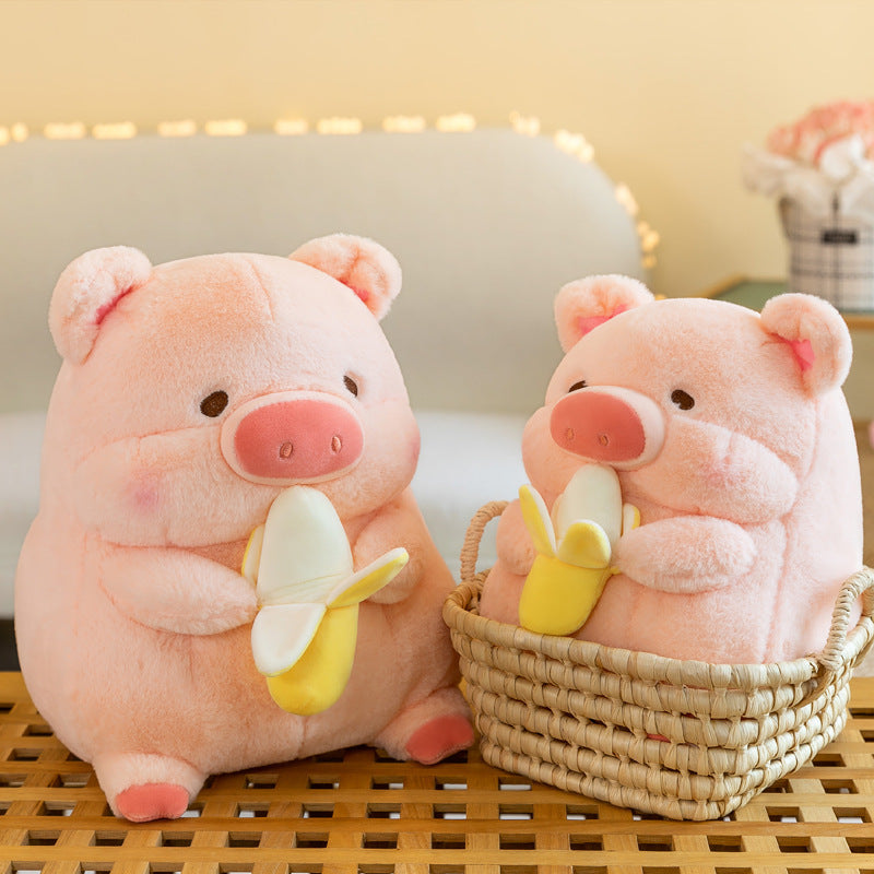 Greedy Banana Pig-shaped Plush Toy