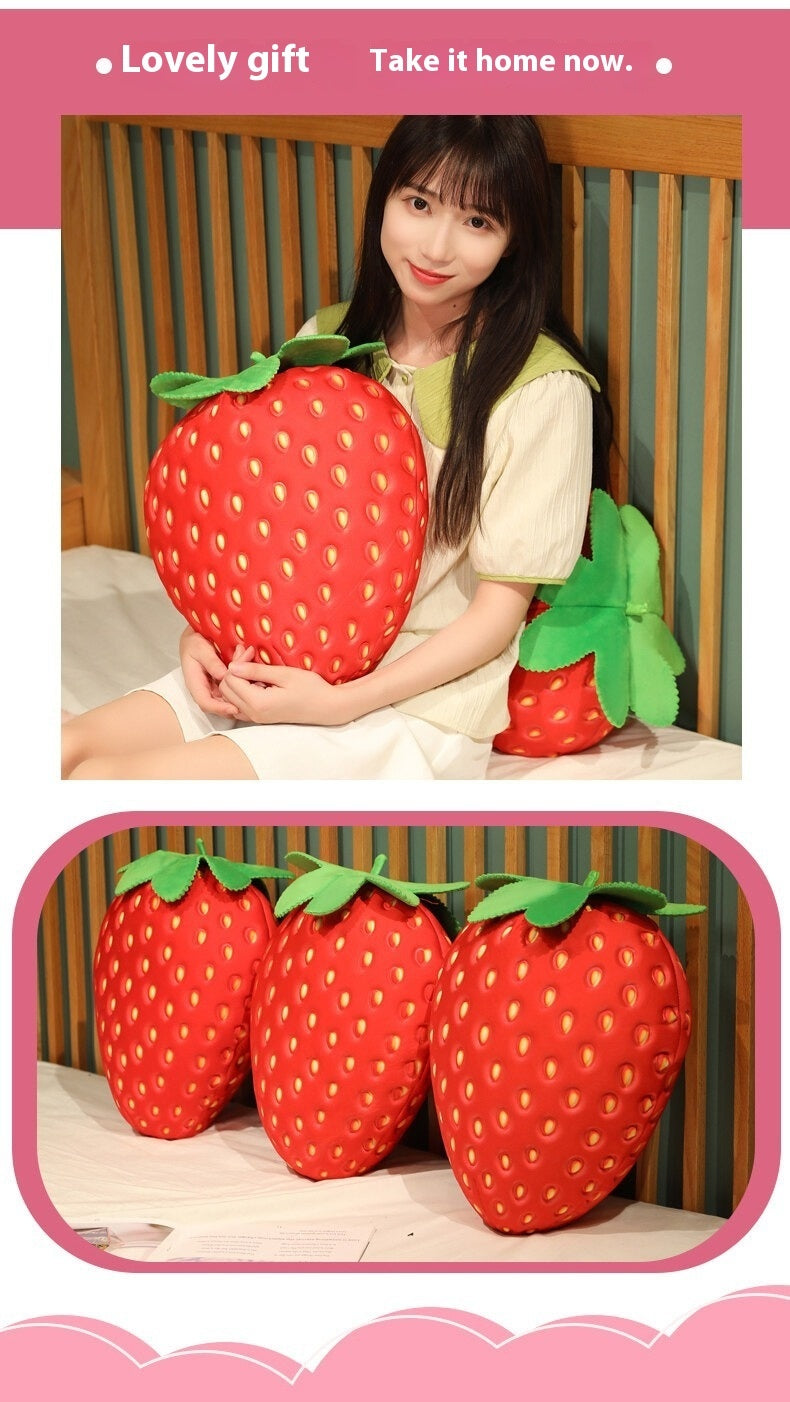 Strawberry Fruit Pillow Living Room Sofa Doll