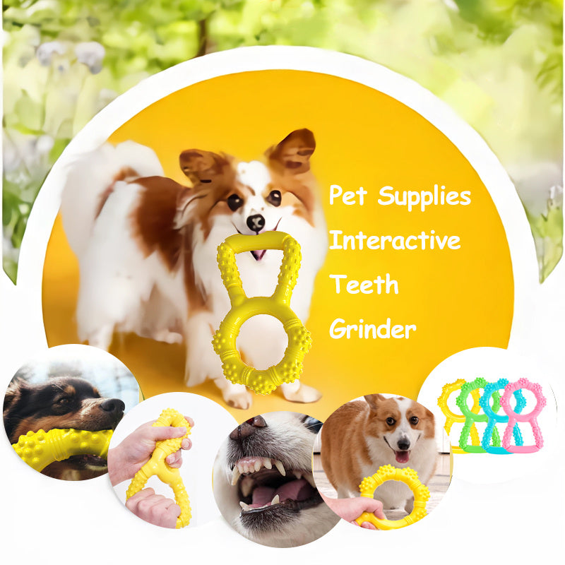 Suministros para mascotas, máquina interactiva de molienda de dientes, juguetes para mascotas, anillo de tracción, juguetes para masticar perros, juguetes para masticar mascotas, palo para moler dientes 