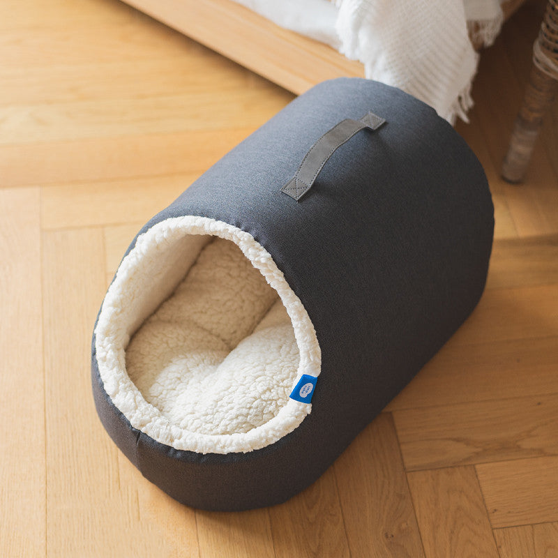 Arena para gatos polar cálida, saco de dormir para gatos cerrado, cama grande para gatos para dormir profundamente en invierno