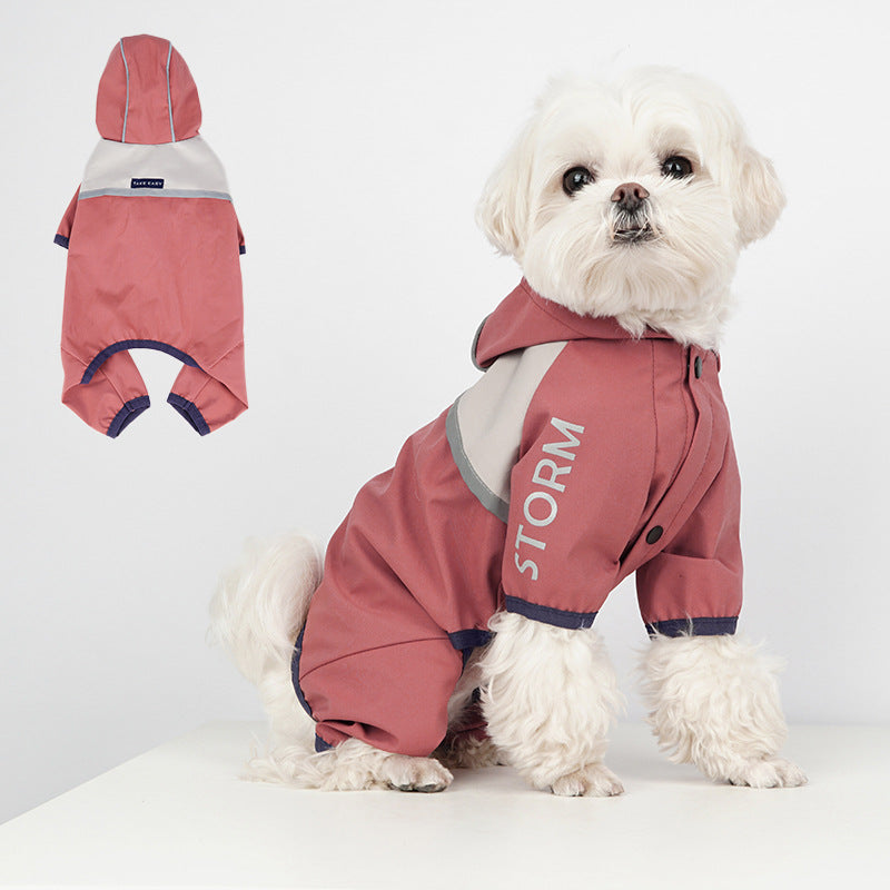 Nueva ropa para perros impermeable impermeable de moda de verano