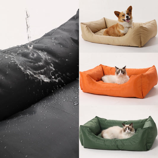 Oxford Cloth Waterproof Simple Fashion Dog Bed Puppy Sofa Cat Litter Dog Cat Accessories For Four Seasons Cat Pad Blanket Kennel Pet Supplies