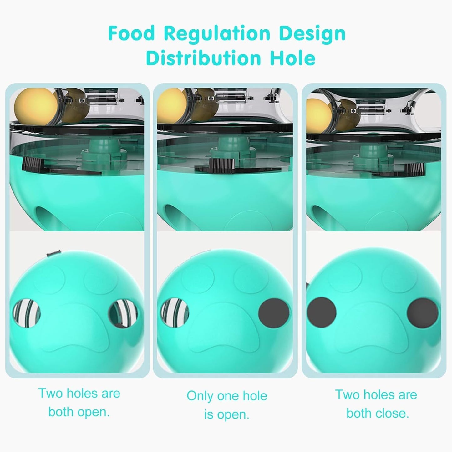 Interactive Cat Treat Dispenser Toy - Tumbler Feeder Toy For IQ Training And Mental Stimulation