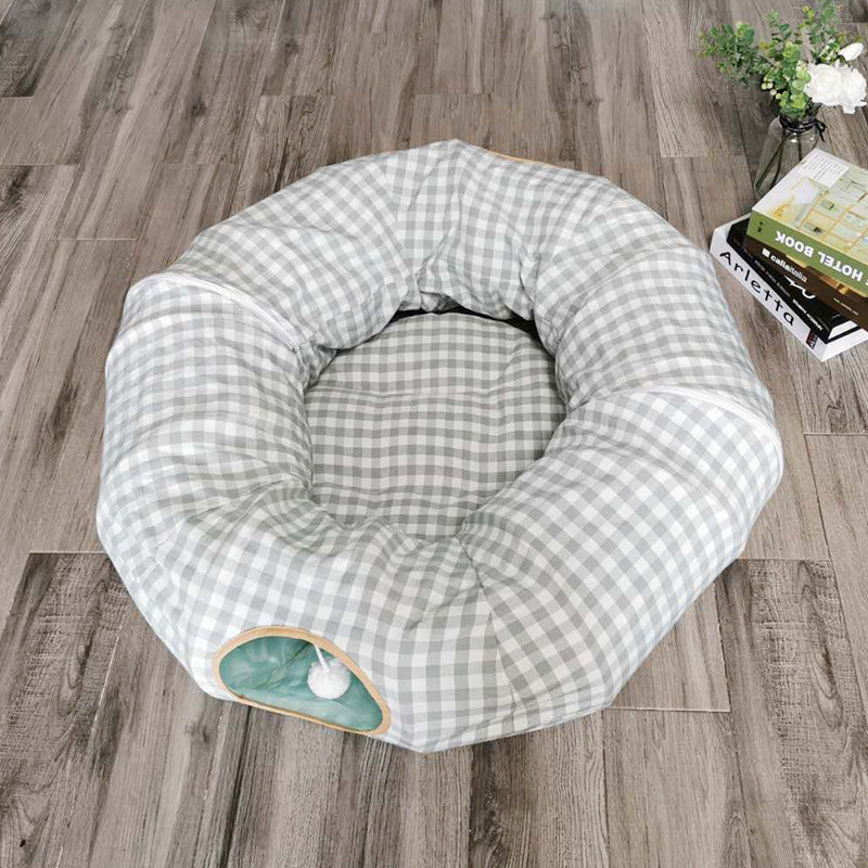 The New Pet Cat Tunnel Sleeping Nest Can Accommodate Folding Cat Channel Intellectual Cat Toy