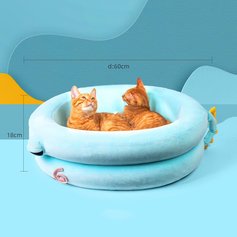 Cat Bed Winter Warm Dog Kennel Pet Kennel