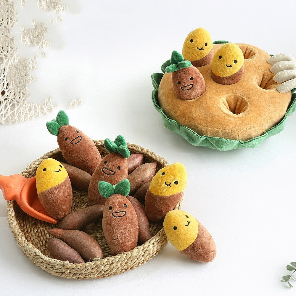 Ensemble de patates douces, jouets pour animaux de compagnie