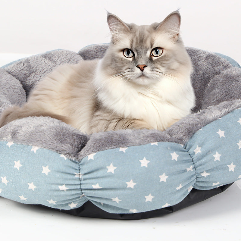 Cama para gatos Camas para gatos de interior Cama relajante en forma de donut para cachorros y gatitos Cama redonda y esponjosa para mascotas para perros y gatos pequeños y medianos