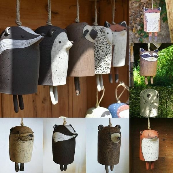 Beautiful Country Animal Wind Chimes Bohemian Handmade Garden Decoration Pendant