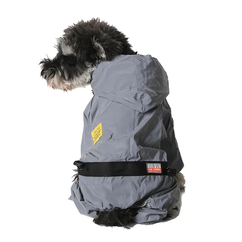 Chubasquero impermeable para perros de compañía, sudaderas con capucha para perros, abrigo de lluvia, ropa, chaquetas cortavientos para Bulldog Francés, Pug y Chihuahua