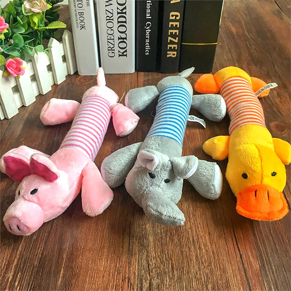 Jouet en peluche couinant pour chien, fournitures adaptées à tous les chiots, jouet sonore amusant et Durable, molaire à mâcher, jouet mignon, fournitures pour animaux de compagnie