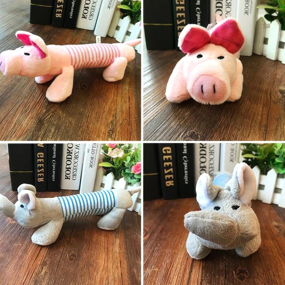 Jouet en peluche couinant pour chien, fournitures adaptées à tous les chiots, jouet sonore amusant et Durable, molaire à mâcher, jouet mignon, fournitures pour animaux de compagnie