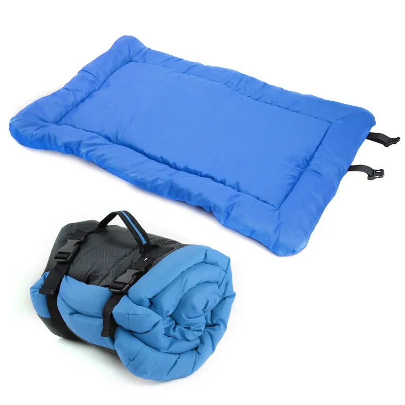 Outdoor Dog Bed Portable Travel Dog Bed Mat Car Seat Pet Bed for Small Medium Large Dog Foldable Pet Mat Sofa Cushion Accessories