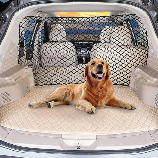 Barrière de transport pour chien, barrière de coffre pour chiens, accessoires de voyage, filet de Protection pour chien, porte-animal de voiture pour hayon SUV, filet de sécurité en maille