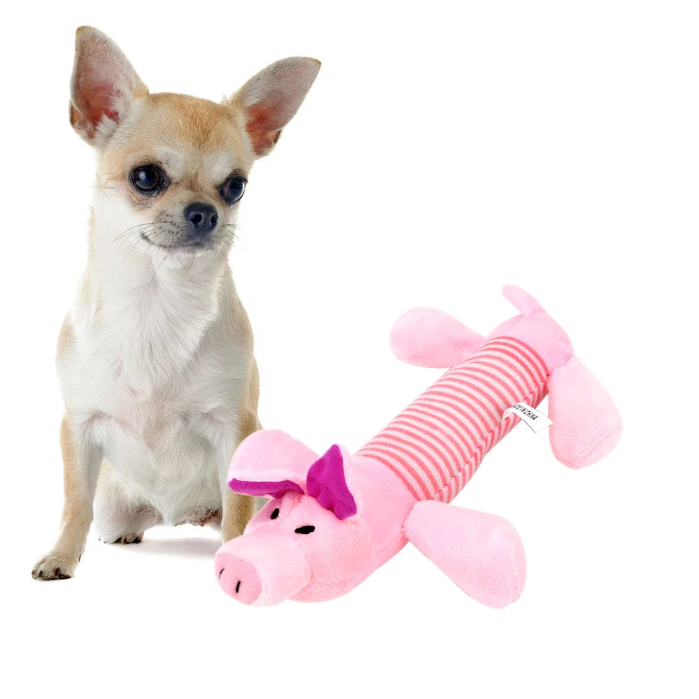 Jouets en peluche pour chien et chat, éléphant, canard, cochon, pattes de poulet, jouets en peluche amusants, adaptés à tous les animaux de compagnie, poupées sonores à mâcher populaires