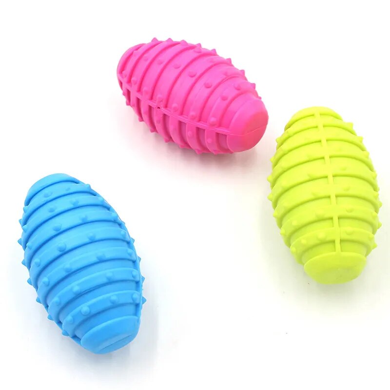 1PCS Pet Toys for Small Dogs Rubber Resistance To Bite Dog Toy Teeth Cleaning Chew Training Toys Pet Supplies Puppy Dogs Cats