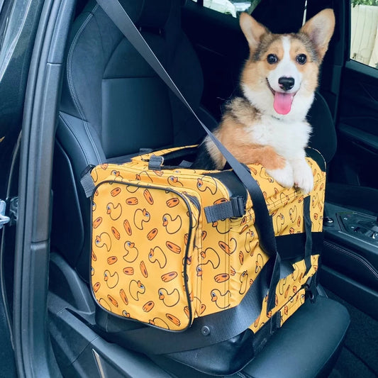 Grand sac de siège de Transport pour chien et voiture, pliable, étanche, en maille, panier de Transport pour chat, tapis de voyage, Cage pour chiot