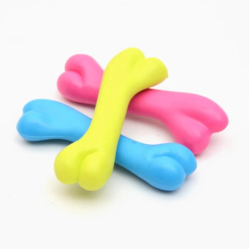 Jouets en caoutchouc pour petits chiens, 1 pièce, résistance aux morsures, nettoyage des dents, jouets d'entraînement à la mastication, fournitures pour animaux de compagnie, chiots, chiens, chats