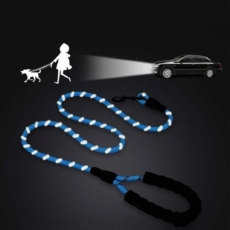 150/200/300cm Strong Dog Leash Pet Leashes Reflective Leash For Big Small Medium Large Dog Leash Drag Pull Tow Golden Retriever Accessories