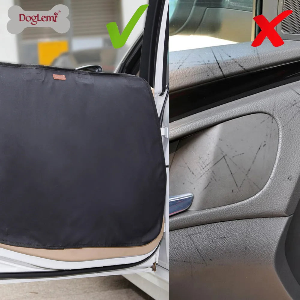 2PCS/PACK Pet Dog Car Door Cover Protector 600D Oxford Cloth Protection Mats Non-slip Scratch Guard for Pets Dog Accessories