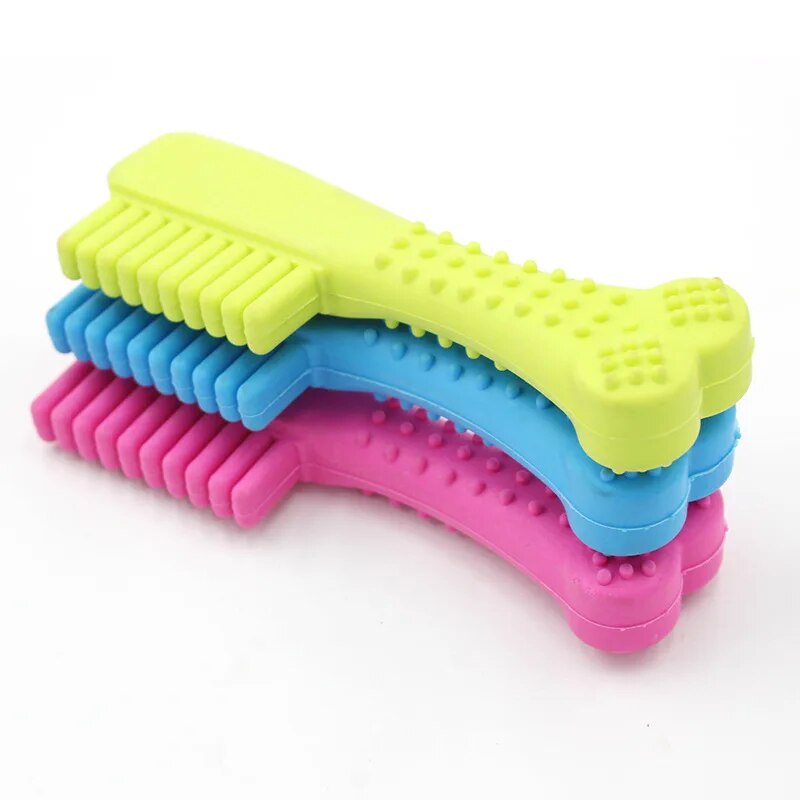 1 Uds. Juguetes para mascotas para perros pequeños, resistencia de goma a morder, juguete para perros, Limpieza de dientes, juguetes de entrenamiento para masticar, suministros para mascotas, cachorros, perros y gatos