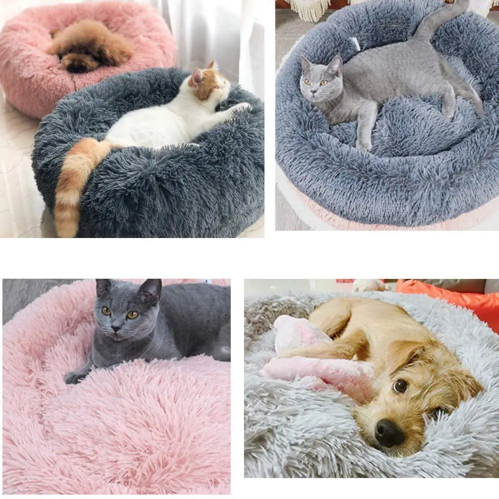 Cama para perro cómoda Donut Cuddler, perrera redonda para perros, cojín para perros y gatos Ultra lavables suaves, sofá cálido de invierno, producto en oferta